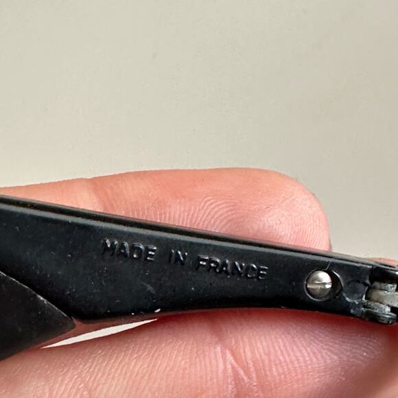 Vintage CEBE France sunglasses Depose Square frame black READ - Picture 11 of 12